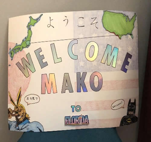 Makoのフロリダ州(アメリカ)への高校生-留学-体験談 １ヶ月目